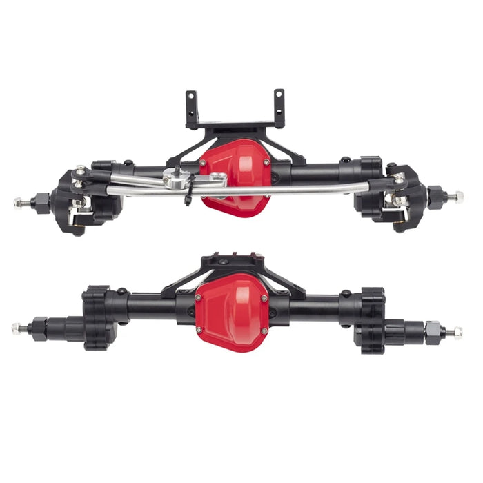 Vorder-/Hinterportalachsensatz für Axial SCX10 I II 1/10 (Metaal)