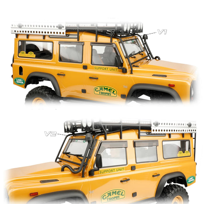 RCDream Side Window Rain Guards for FMS FCX10 Camel Trophy Defender 1/10