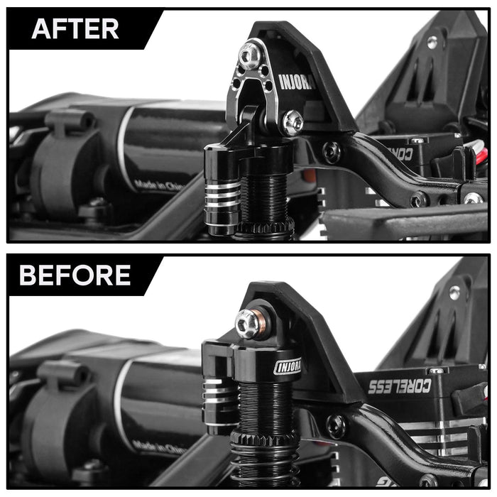 INJORA Shock Mount Height Lift Kit for Traxxas TRX4M 1/18 (Aluminium)