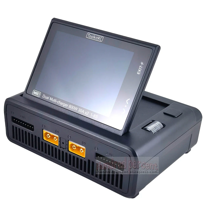ToolkitRC M8D 1600W 50A Dual Channel DC Smart Charger