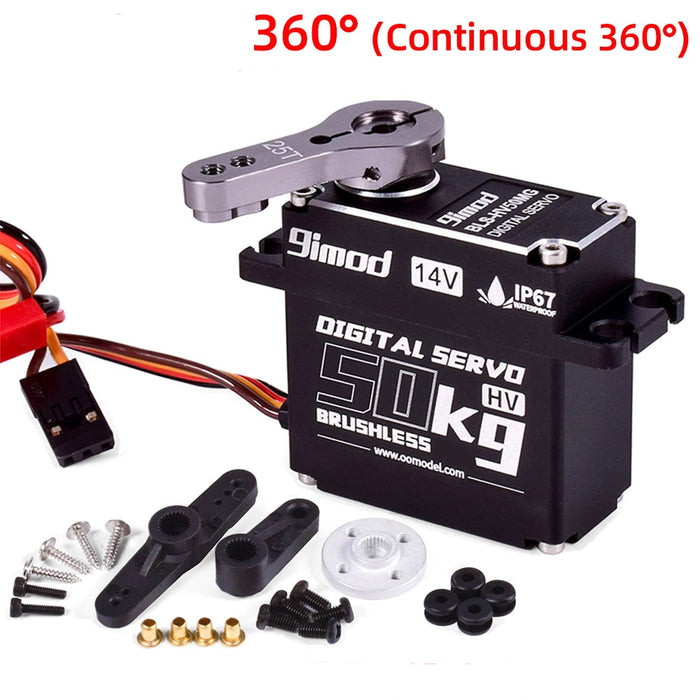 9imod 50KG Waterproof Digital Brushless Servo
