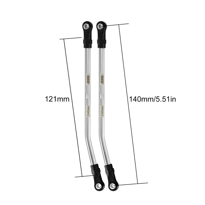 Liens à haute garde au sol INJORA avec embouts à rotule pour voiture crawler 1/10