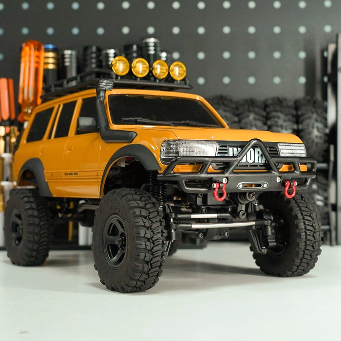 Pare-chocs avant et arrière INJORA pour FMS FCX18 LC80 1/18 (Aluminium)