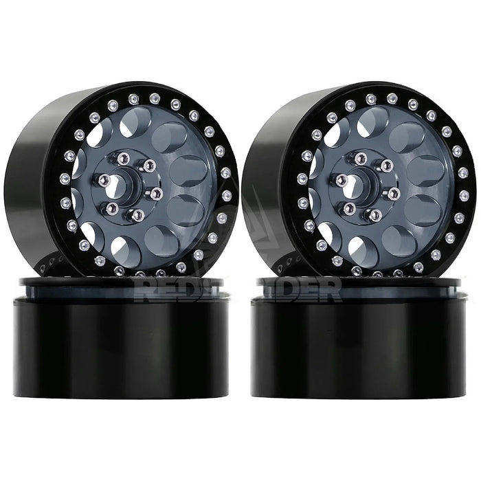 4PCS 2.2" 61x35mm 1/10 Crawler Wheels (Metaal)