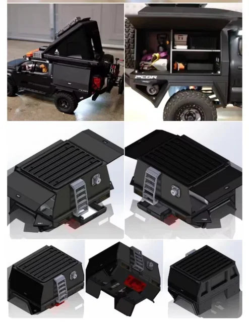 Rear Bucket Hunting Cargo Box for Element RC Knightrunner 1/10