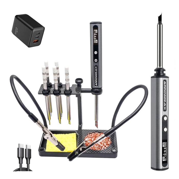 ARROWMAX L1 PLUS Soldering Iron Set w/ Alu Stand