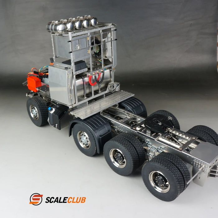 Benz 8x8 Heavy Drag Chassis Kit für Sattelzugmaschine 1/14 (Metaal)