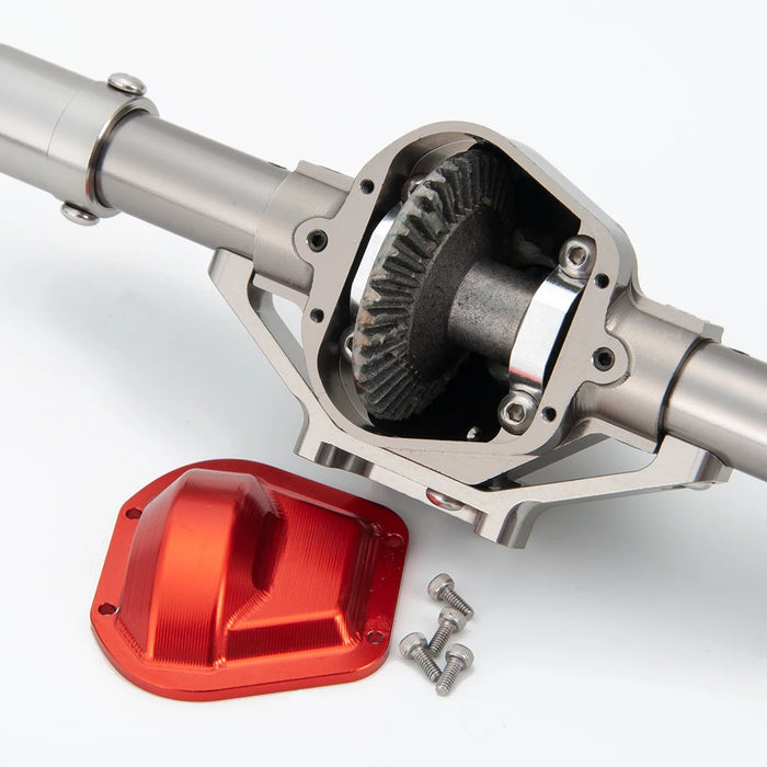 Vorder-/Hinterachse Gerade Achsenset für Axial SCX10 1/10 (Metaal)