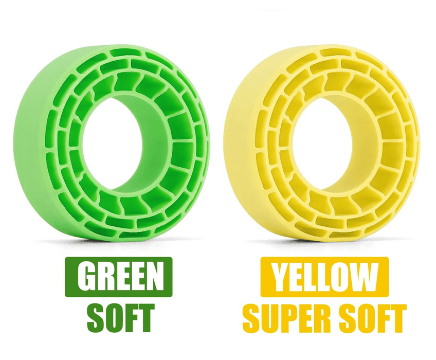 4PCS INJORA 1.0" 56-58x24mm Inserts de pneus en caoutchouc silicone