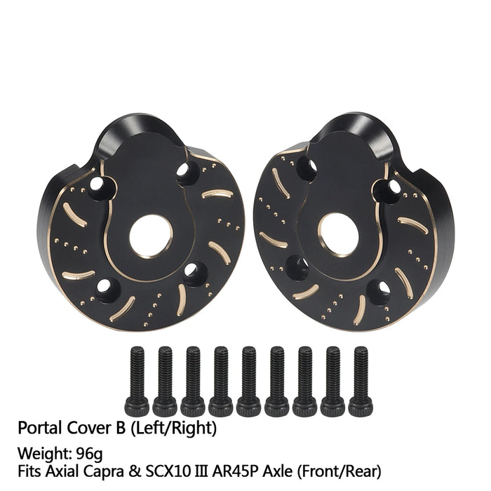 Portal Covers for Axial Capra SCX10 III AR45P 1/10