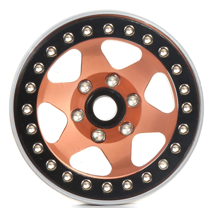 4PCS 1.9" 56x23mm 1/10 Crawler Beadlock Wheels (Metal)