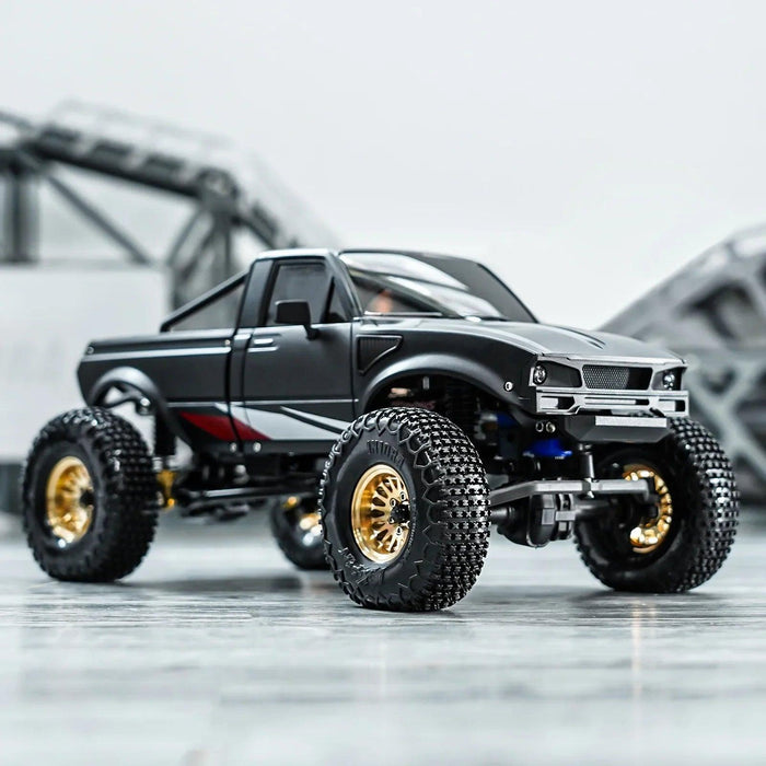 INJORA 1.0" 28x13.5mm 1/24 1/18 Crawler Beadlock Wheels (Brass)