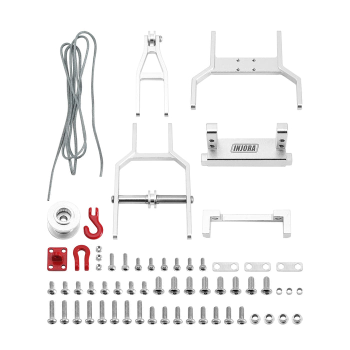 Kit de treuil servo et grue de remorquage pour Traxxas TRX4M 1/18 (Metaal)