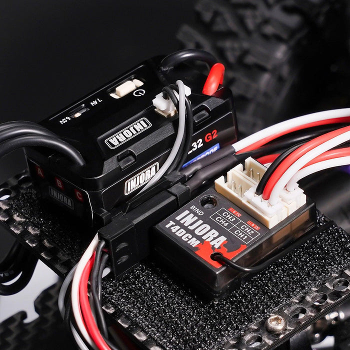 INJORA 4CH T4DCM Compact Receiver for INJORA Transmitter T6DC T6DCG T6M