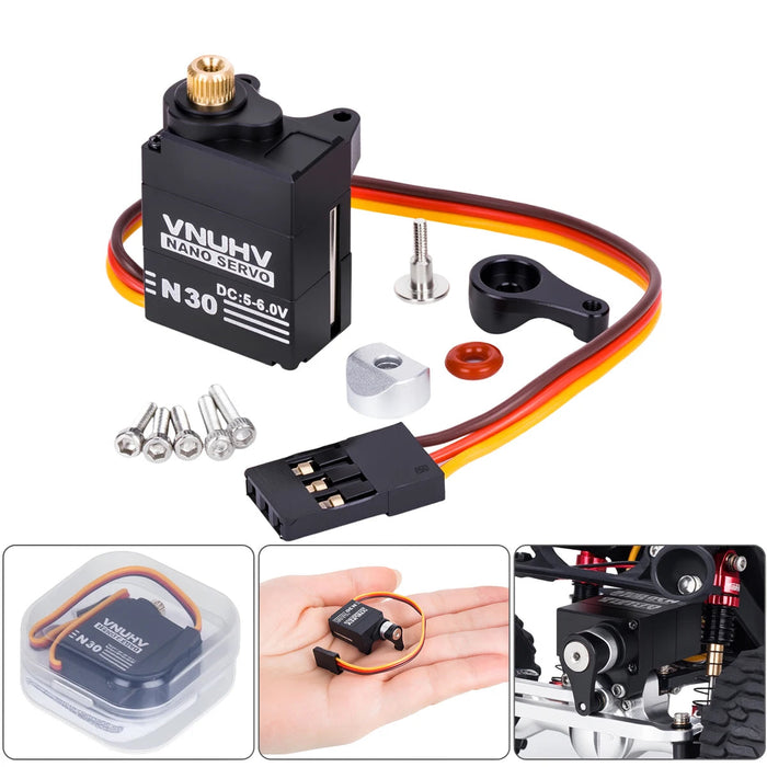 NANO Servo w/ Servo Saver for Axial SCX30 1/30 (Alu)