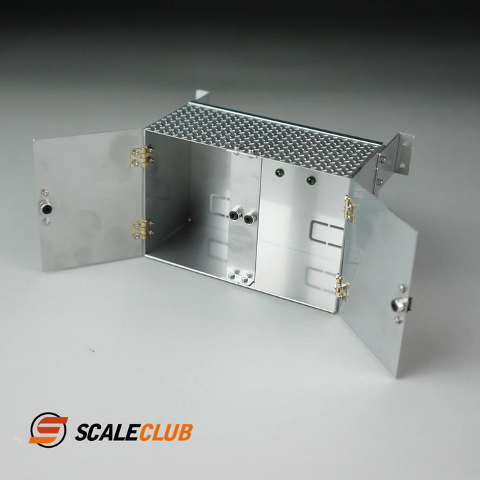 Scaleclub 90mm Toolbox for Tractor Truck 1/14 (Metaal)