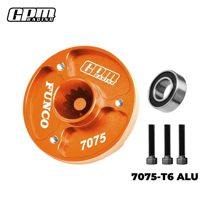 GPM Fixed Spur Gear Mount for Traxxas Funco 1/6 (Alu)