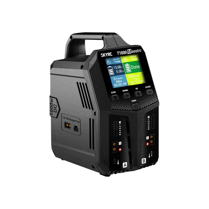 SkyRC T1000 Maestro AC/DC Duo charger (AC450W DC 1000W)