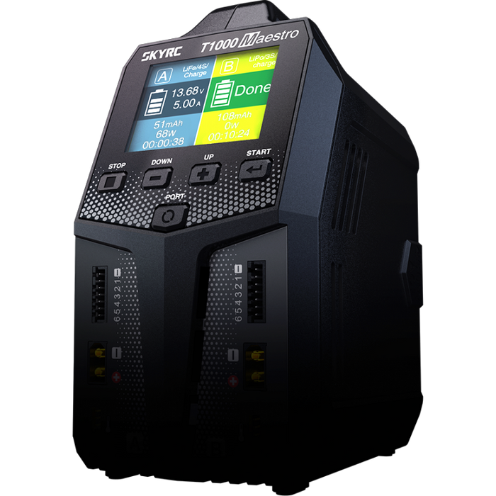 SkyRC T1000 Maestro AC/DC Duo charger (AC450W DC 1000W)