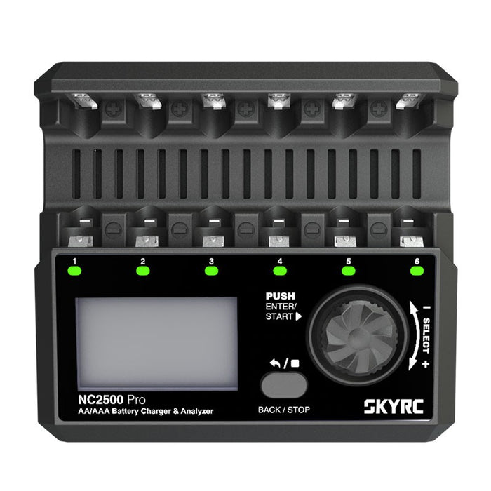 SKYRC NC2500 Pro AA AAA NiMH LCD-Batterieladegerät/Analysegerät