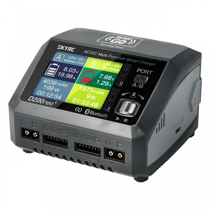 SkyRC D200 Neo+ NFC ver. Duo AC/DC charger (AC 200W - DC 2x400W)