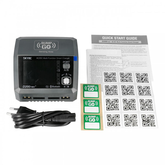 SkyRC D200 Neo+ NFC ver. Duo AC/DC charger (AC 200W - DC 2x400W)