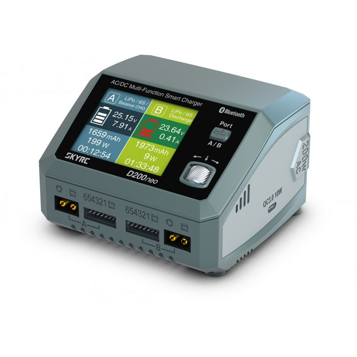 SkyRC D200 Neo Duo AC/DC charger (AC 200W - DC 2x400W)