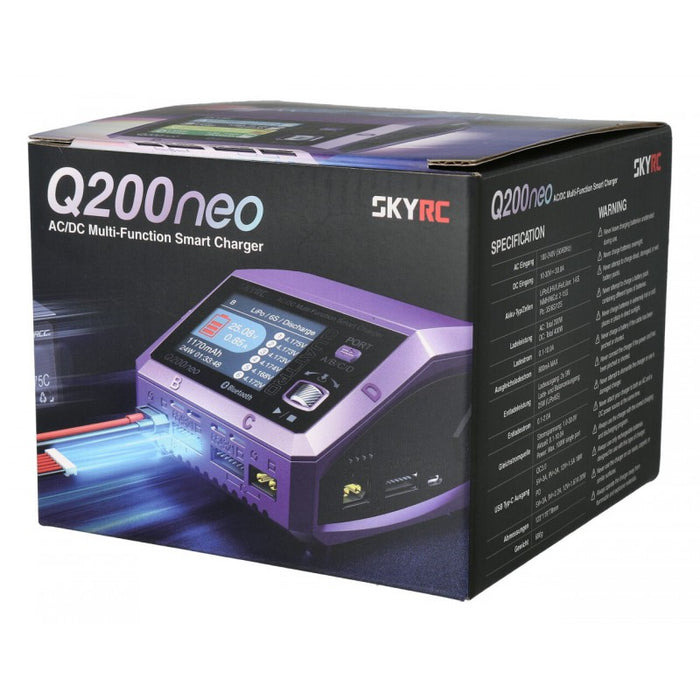 SkyRC Q200 neo Quattro AC/DC Charger (AC max 200W - DC max 400W)