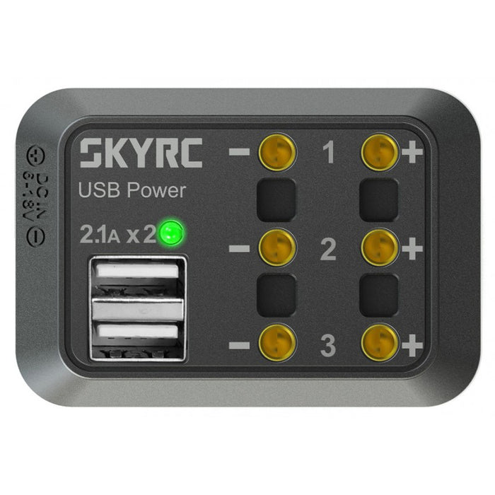 SkyRC Power Distributor w/ XT60 Connector (Max 10A + USB 5V 2,1A)