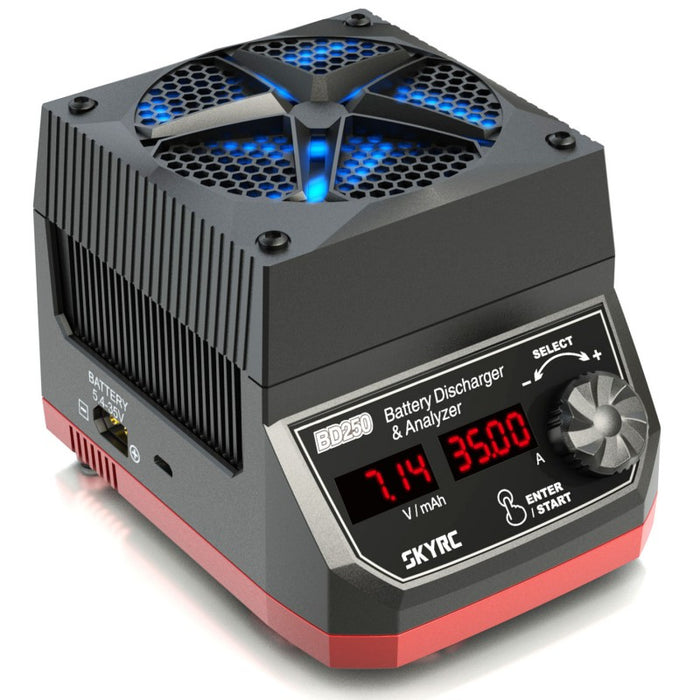 SkyRC BD250 Battery Discharger & Analyzer (5,4 to 35V, up to 35A & 250W)