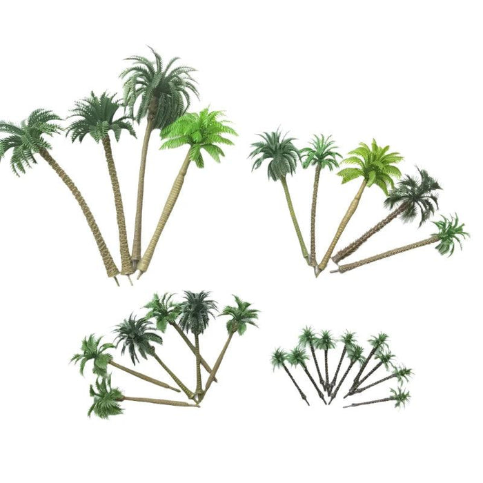 5-25PCS 4-17cm Palm Tree Model