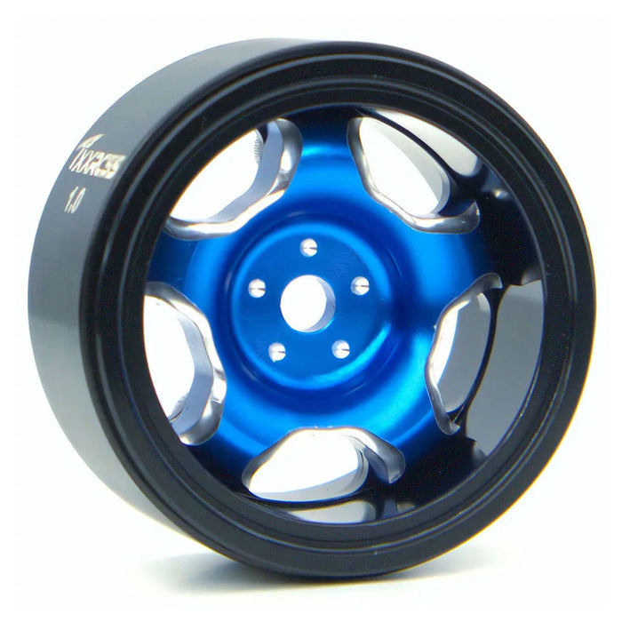 TxxRcss 4PCS 1.0" 27.5x16mm Beadlock Wheel Rims 1/18/24 (Alu)
