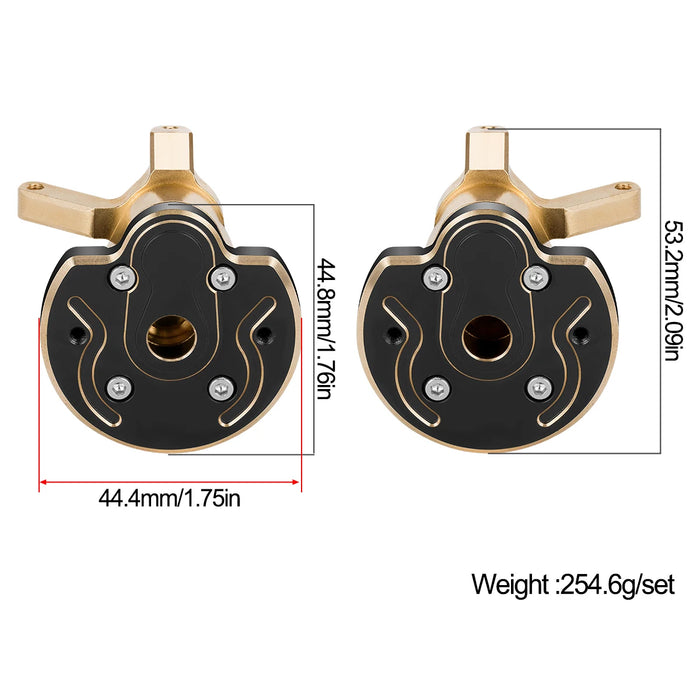 Front & Rear Axle Kit for Axial Capra 1/10 (Alu & Messing)