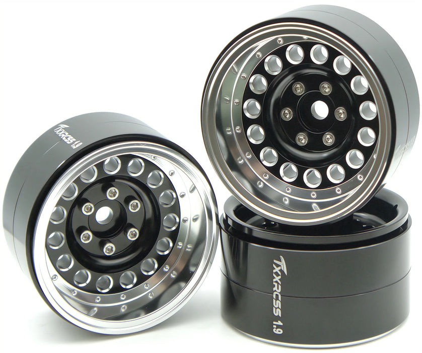 TxxRcss 4PCS 1.9" 55.5x31mm Beadlock Wheel Rims 1/10 (Alu)