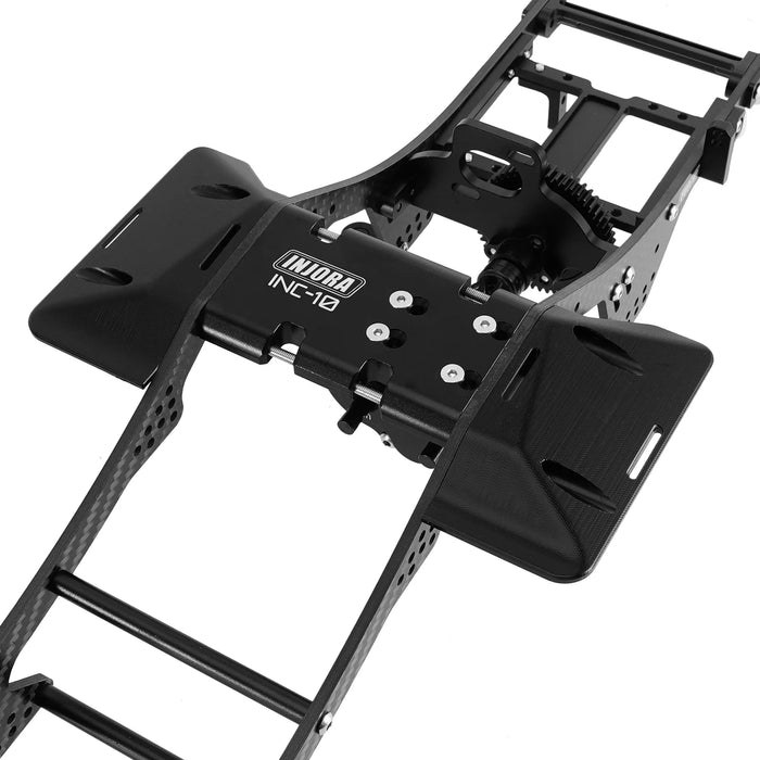 Front Mounted Transmission LCG Carbon Fiber Chassis Kit 1/10 Crawlers (INC-10F)