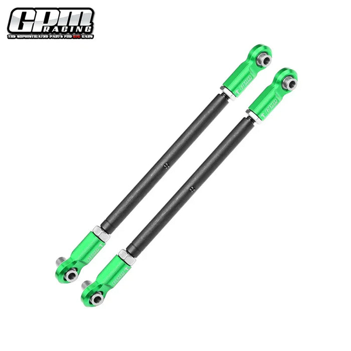 GPM Front Steering Rod & Ends for Traxxas Funco 1/6 (Staal Alu)