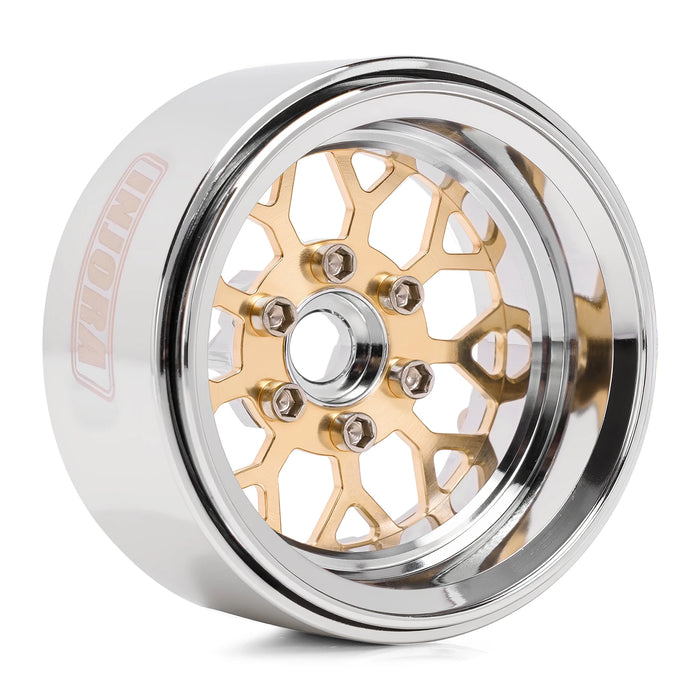 4 Stück -9,65mm Versatz 1,9" 56,5x29,5mm ModuWheel Beadlock Räder 1/10