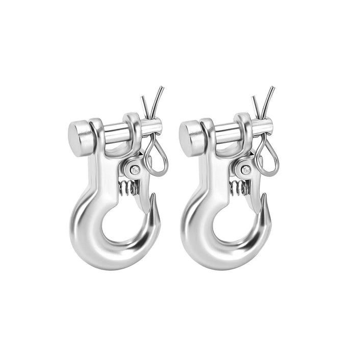 2PCS INJORA Winch Hook Tow Hook 1/10 (Metal)