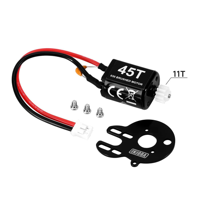 INJORA 45T 030 Brushed Motor with Mount for Losi Micro-B Micro-T