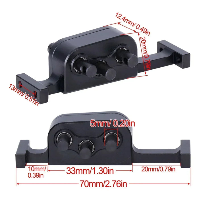 Transfer Case Gearbox 1/10 (Alu)