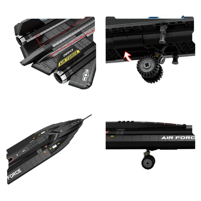 Reobrix 33041 SR-71 Blackbird Modèle de Blocs de Construction (1733 Pièces)