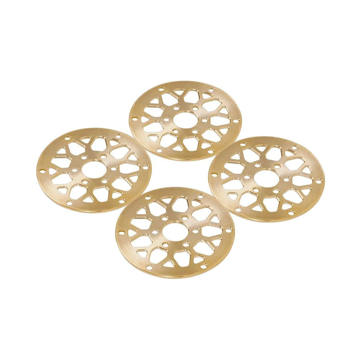 INJORA 1.3" ModuWheel 1/24 1/18 Crawler Wheel Faces (Brass)