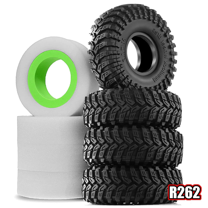 4PCS 1.9" 115x45mm 1/10 Crawler Tires (Rubber)