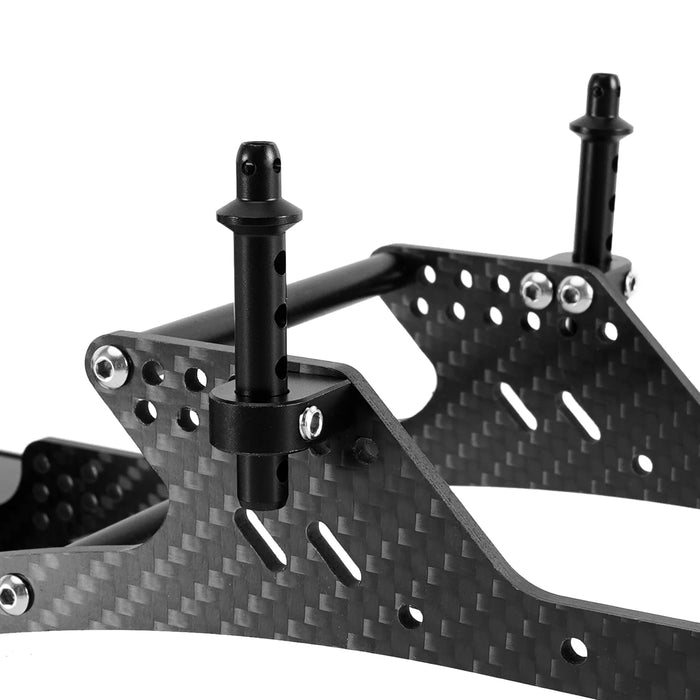 Front Mounted Transmission LCG Carbon Fiber Chassis Kit 1/10 Crawlers (INC-10F)