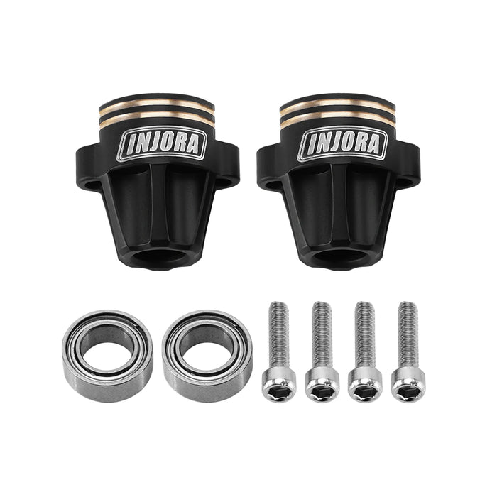 Rear Axle Caps for HPI Venture18 1/18 (Messing)