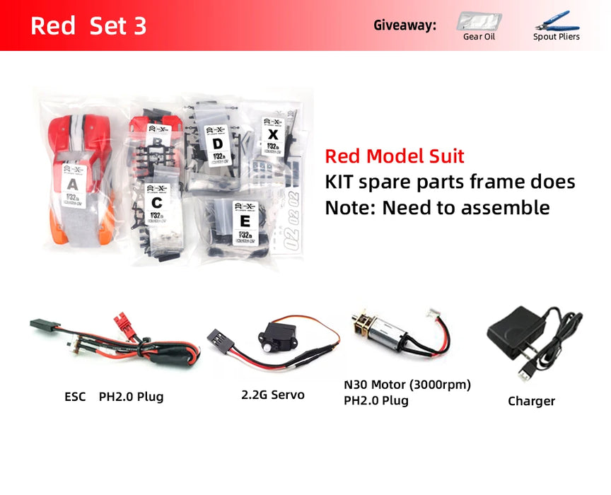 Orlandoo Hunter OH32X02 1/32 RWD Short Course KIT