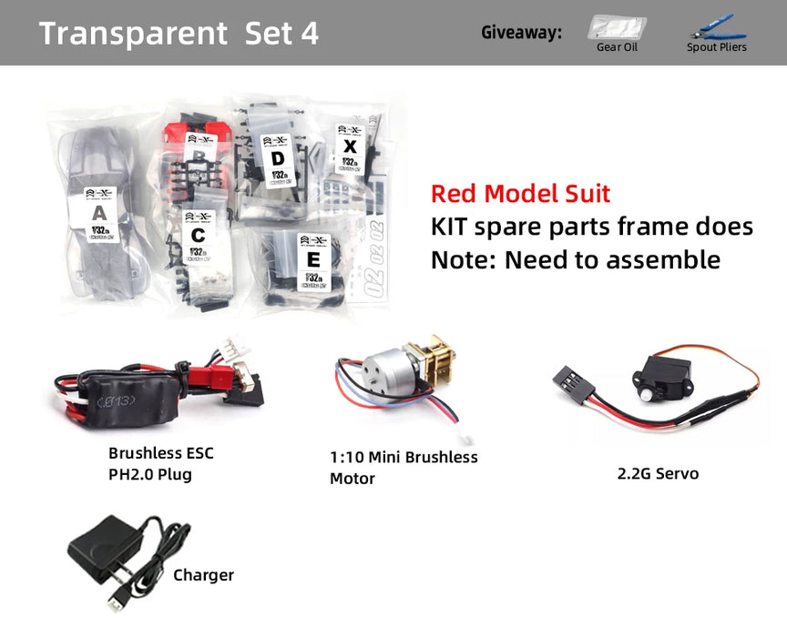 Orlandoo Hunter OH32X02 1/32 RWD Short Course KIT