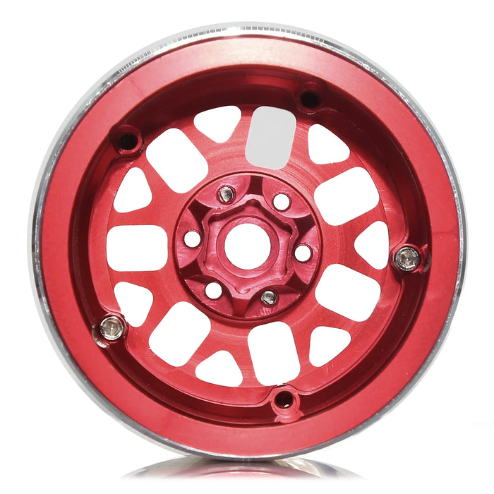 4PCS 2.2" 61.5x35mm 1/10 Crawler Beadlock Wheels (Metal)