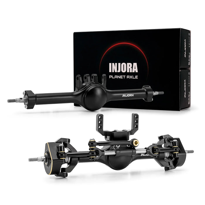 INJORA +7mm Planet Axles w/ Double Joint Shafts & Hydraulic Steering for Traxxas TRX4M 1/18