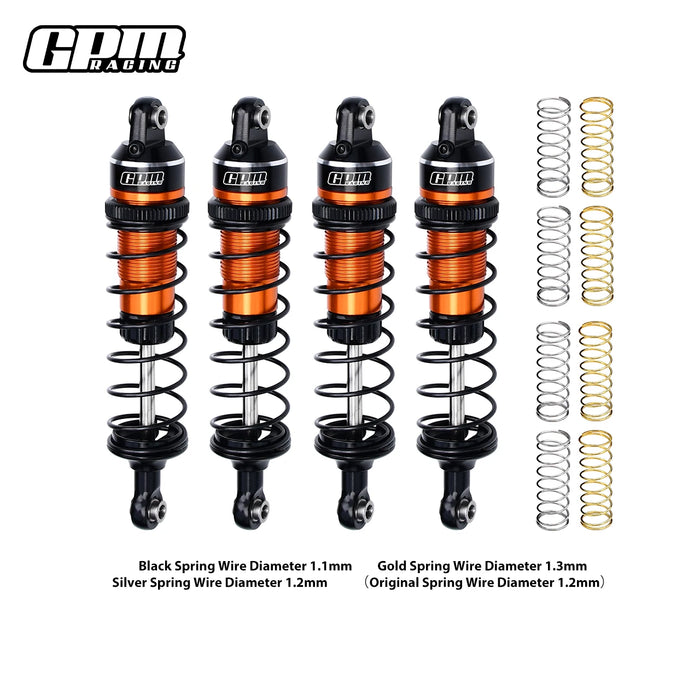 Amortisseur avant/arrière GPM 87mm pour TRAXXAS MINI MAXX 1/10 (AL)